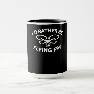 Mug Je préfère piloter le drone FPV Pilote cadeau Vint