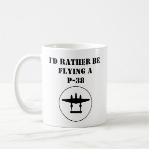 Mug Je préfère piloter un P-38