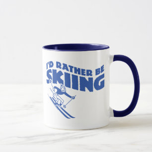 Mug Je préfère skier (homme)