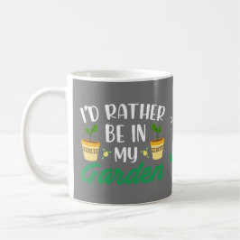 Mug Je préférerais être dans mon jardin