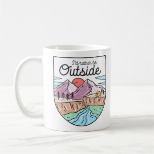 Mug Je préférerais être dehors