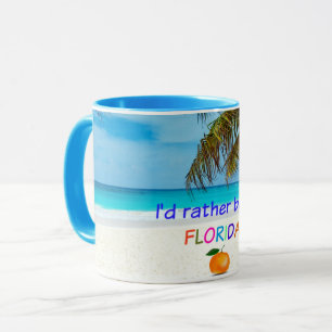 Mug Je préférerais être en Floride