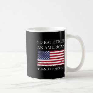 Mug Je préférerais être un Américain plutôt qu'un démo