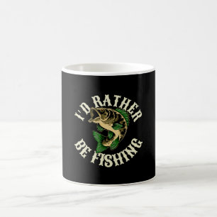 Mug Je préférerais pêcher drôle