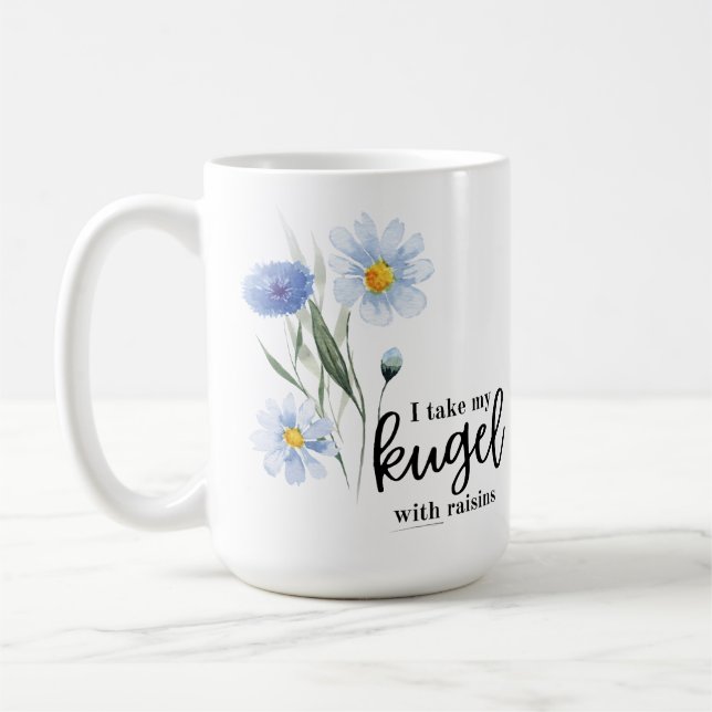 Mug Je Prends Mon Kugel Avec Des Raisins (Gauche)
