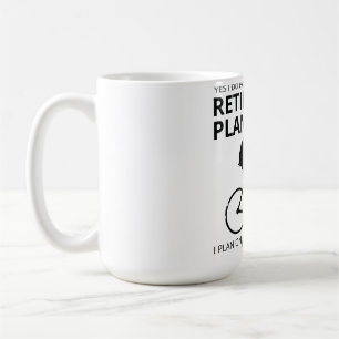 Mug Je prévois de faire du vélo à ma retraite