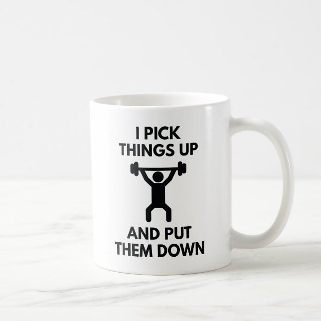 Mug Je ramasse des choses (Droite)