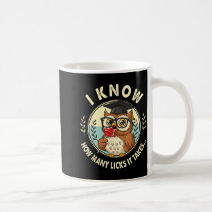 Mug Je sais combien de coups de langue il faut Sucette