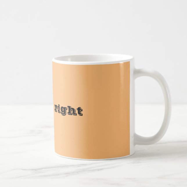 Mug Je sais, droit (Droite)
