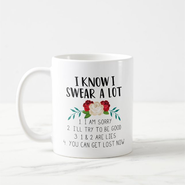 Mug Je Sais Que Je Prends Beaucoup De Coeur| Citation  (Gauche)