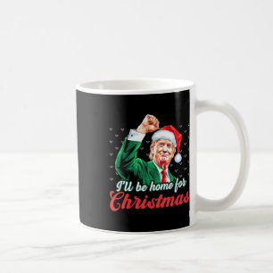 Mug Je serai à la maison pour Noël Funky Père Noël Tru