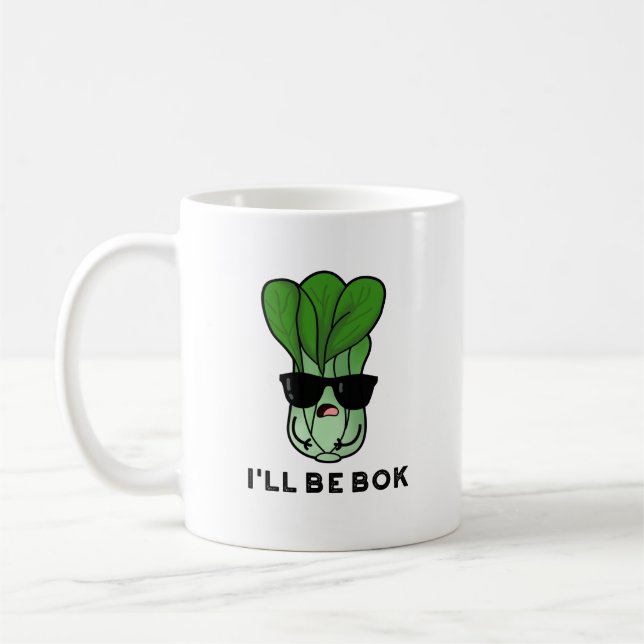 Mug Je serai Bok Funny Veggie Movie Pun (Gauche)