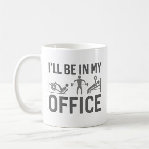 Mug Je serai dans mon bureau