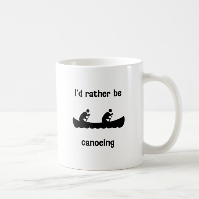 Mug Je serais plutôt canoë-kayak (Droite)