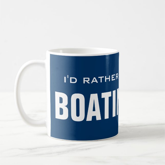 Mug Je serais plutôt conception de canot automobile de (Gauche)