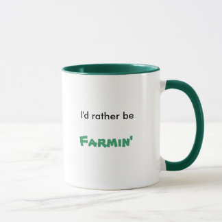 Mug Je serais plutôt, Farmin