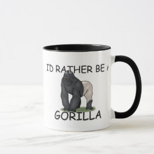 Mug Je serais plutôt un gorille