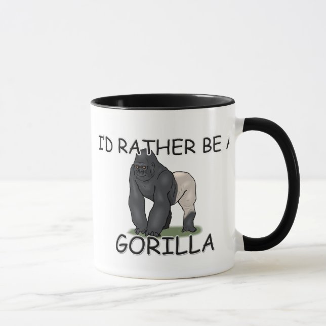 Mug Je serais plutôt un gorille (Droite)