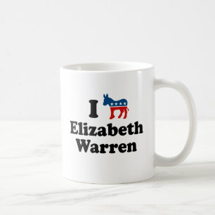 MUG JE SOUTIENS LES TERRIERS DE DÉMOCRATE ELIZABETH -