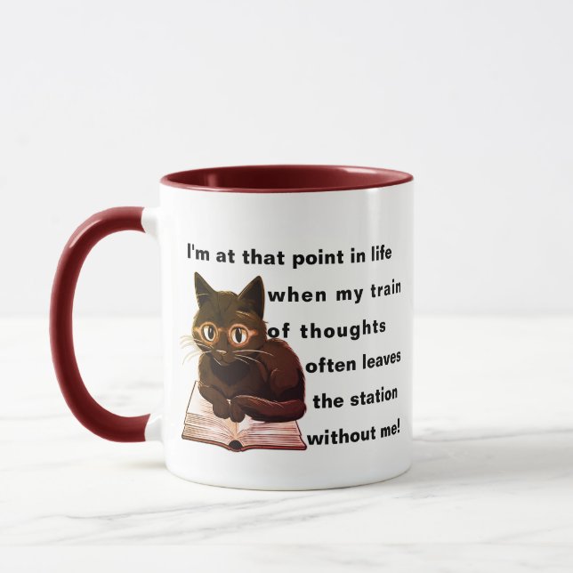Mug Je suis à ce point dans la vie amusant Humour d'âg (Gauche)