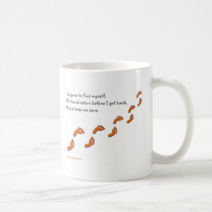 Mug Je suis allé me trouver des empreintes