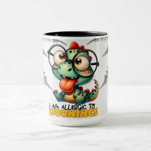 Mug "Je suis allergique aux matins" Café/Thé