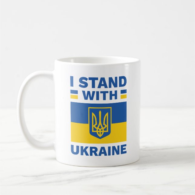 Mug Je Suis Avec L'Ukraine (Gauche)