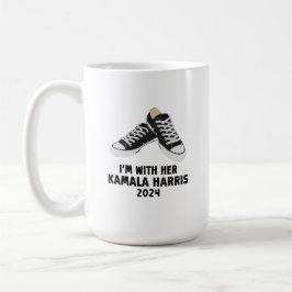 Mug Je suis avec sa Kamala Harris Soutien Kamala Harri