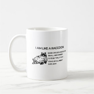 Mug Je suis comme Raccoon