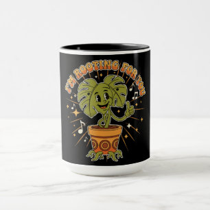 Mug "Je Suis De Tout Cœur Avec Toi" Plante Monstera de