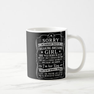 Mug Je suis déjà pris par une fille incroyablement gén