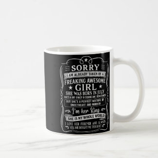 Mug Je suis déjà pris par une fille incroyablement gén