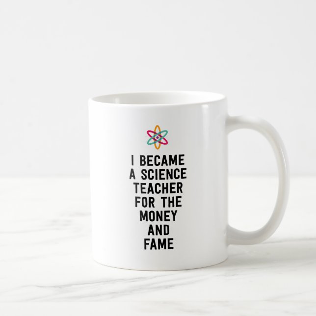Mug Je suis devenu un professeur de Sciences pour (Droite)