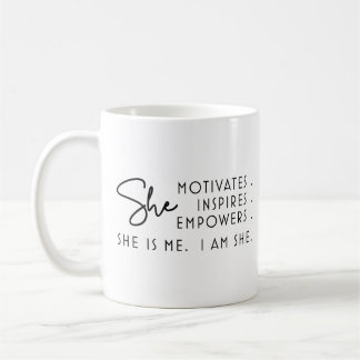 Mug Je suis Elle Motivates Inspire Empower Elle est Mo
