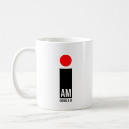 Mug Je suis - Exode 3:14 : Red Design