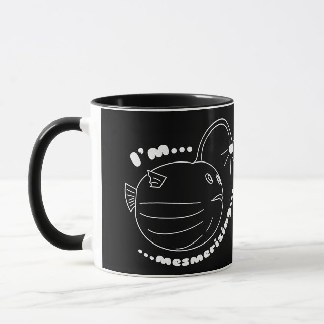 Mug Je suis fascinant... Le poisson-lampe-livre réalis (Gauche)