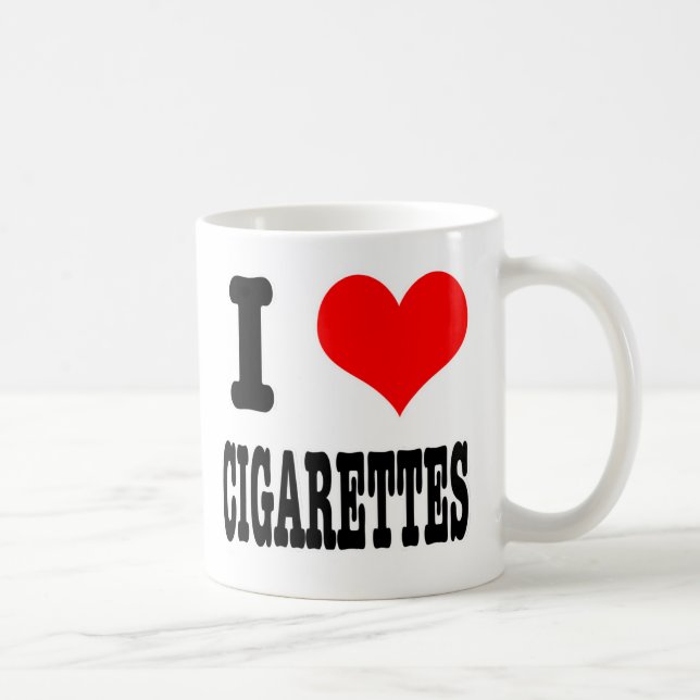 MUG JE SUIS FOU DE CIGARETTES (Droite)
