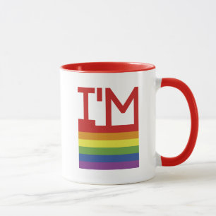 Mug Je suis gay Indicateur Rainbow