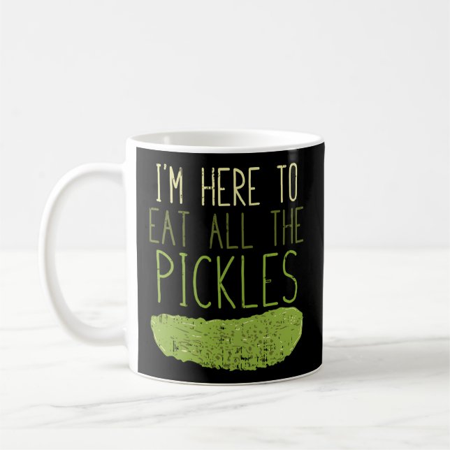Mug Je Suis Ici Pour Manger Tous Les Pochettes Pour Le (Gauche)