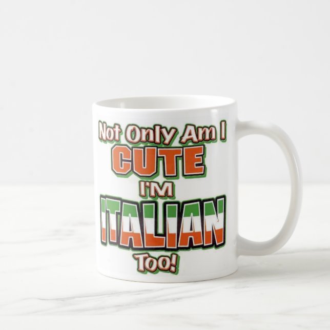 Mug Je suis italien aussi ! ! ! (Droite)