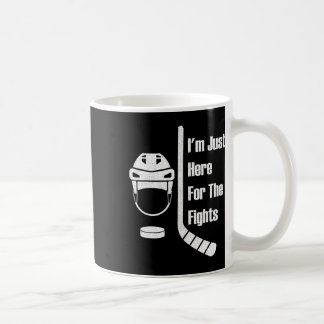 Mug Je suis juste ici pour les combats Funny Hockey (3