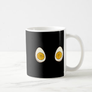 Mug Je suis juste ici pour les œufs farcis drôle de co