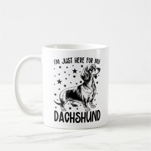 Mug Je suis juste ici pour mon Dachshund Dachshund Dac