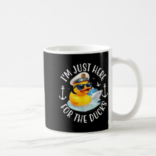 Mug Je suis juste là pour la croisière du canard, cana