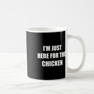 Mug Je suis juste là pour la soirée Halloween poulet c