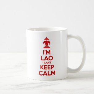Mug Je suis Lao je ne peux pas garder le calme