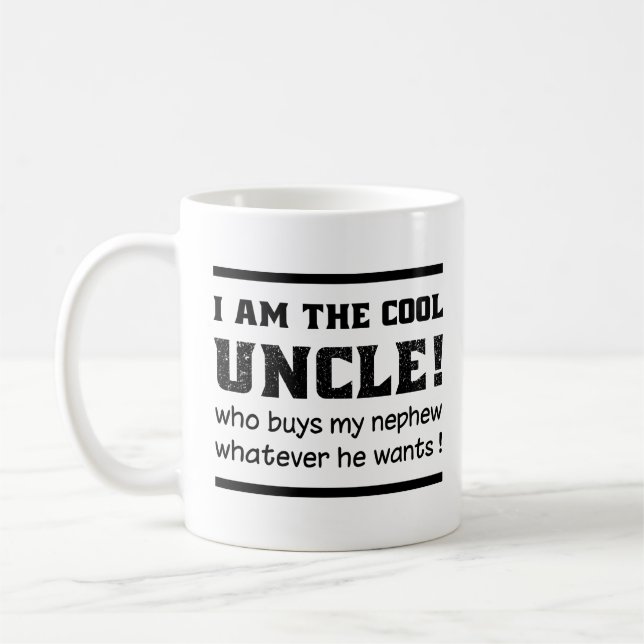 Mug Je suis le cadeau frais d'oncle Classic Funny (Gauche)