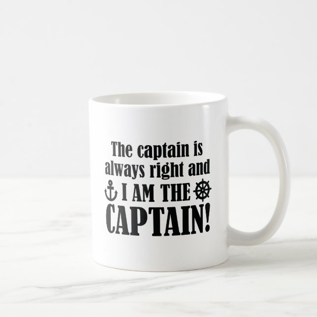 Mug Je Suis Le Capitaine (Droite)
