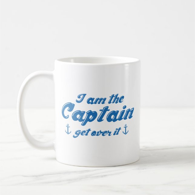 Mug Je suis le Capitaine de l'enfer de café (Gauche)