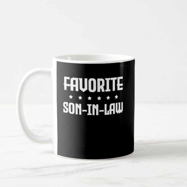 Mug Je suis Le Fils Préféré En Droit Des Idées Cadeaux (Gauche)